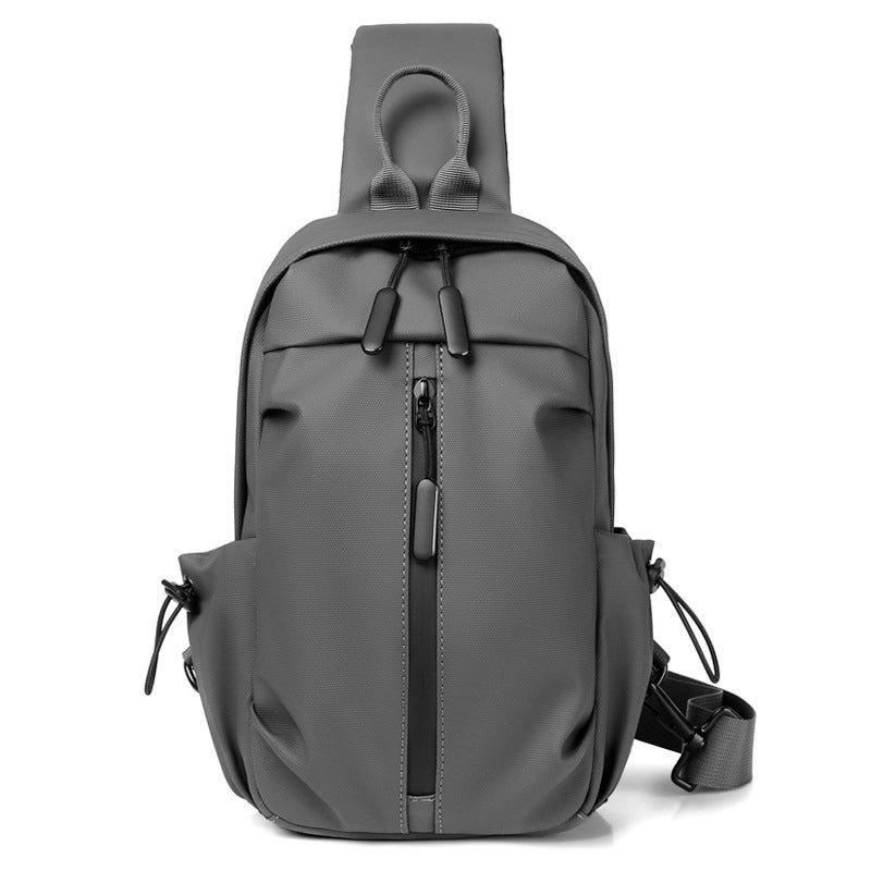Men's Classic Style Solid Color Polyester Waist Bags