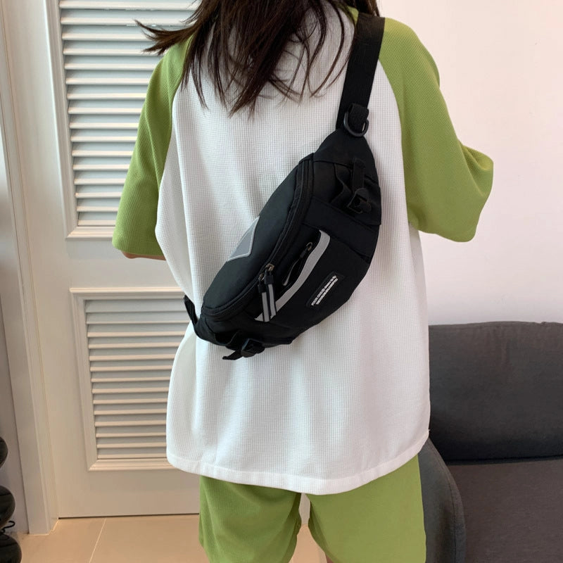Women's Streetwear Letter Oxford Cloth Waist Bags