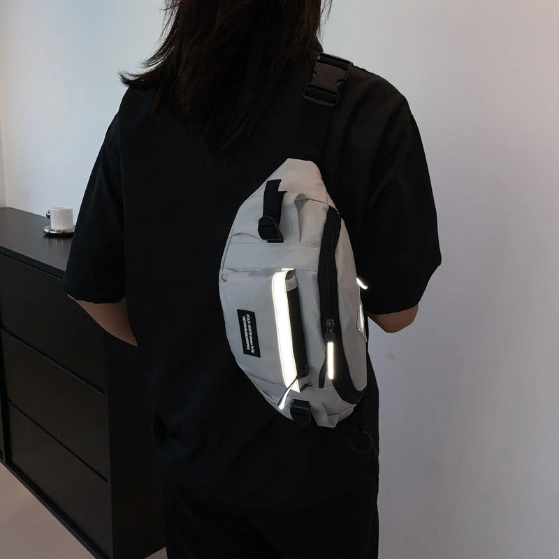 Women's Streetwear Letter Oxford Cloth Waist Bags