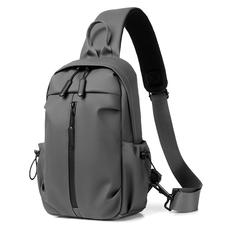 Men's Classic Style Solid Color Polyester Waist Bags