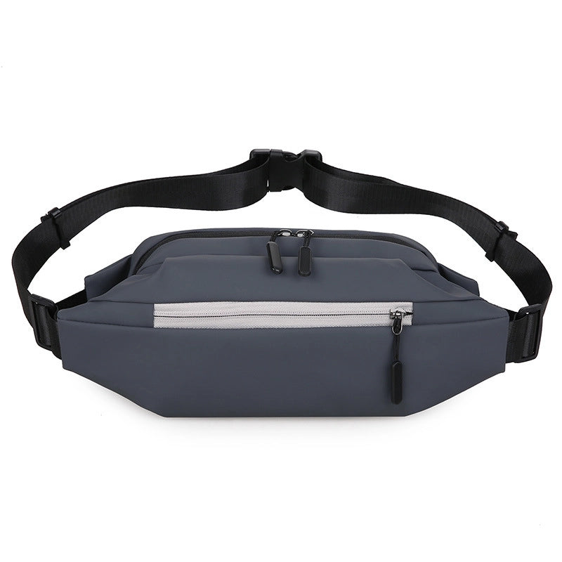 Men's Streetwear Solid Color Oxford Cloth Anti-theft Waist Bags