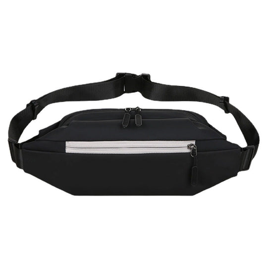 Men's Streetwear Solid Color Oxford Cloth Anti-theft Waist Bags