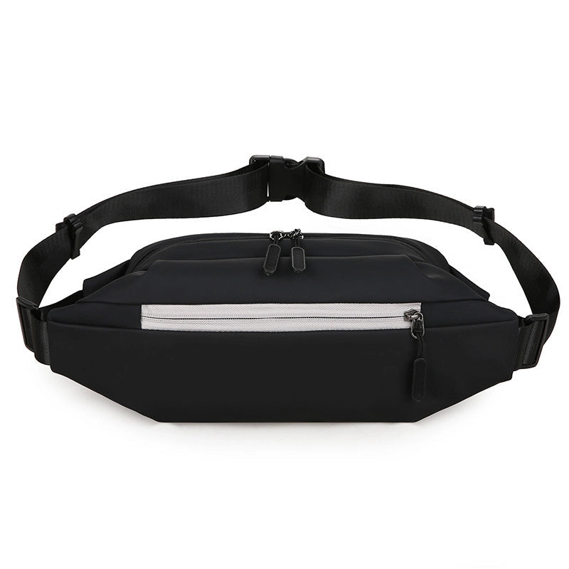 Men's Streetwear Solid Color Oxford Cloth Anti-theft Waist Bags