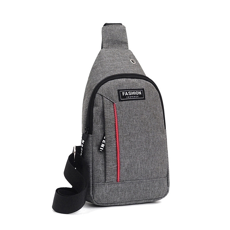 Men's Sports Solid Color Canvas Waist Bags