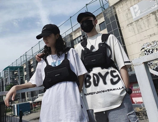 Women's Streetwear Solid Color Oxford Cloth Waist Bags