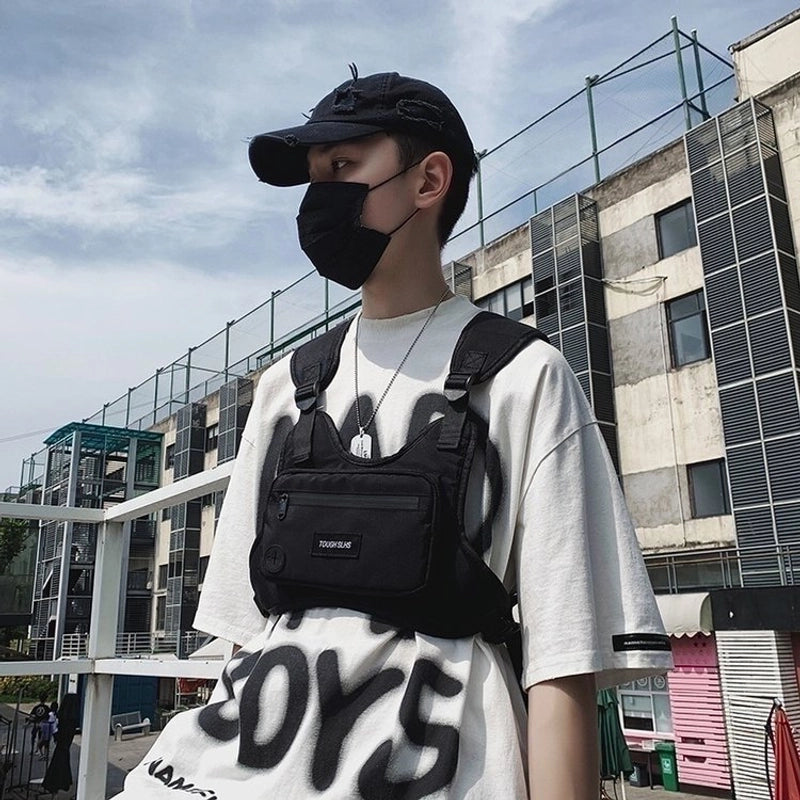 Women's Streetwear Solid Color Oxford Cloth Waist Bags