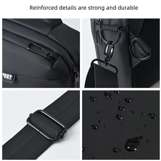New Waist Bag Shoulder Men's Bag Sports Large Capacity Multifunctional Crossbody Bag Men's Wallets