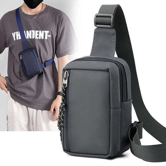Men's Streetwear Solid Color Nylon Men's Waist Bags