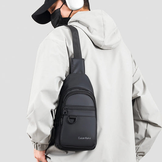 Unisex Sports Solid Color Nylon Men's Waist Bags