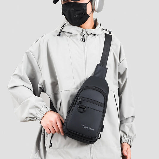 Unisex Sports Solid Color Nylon Men's Waist Bags