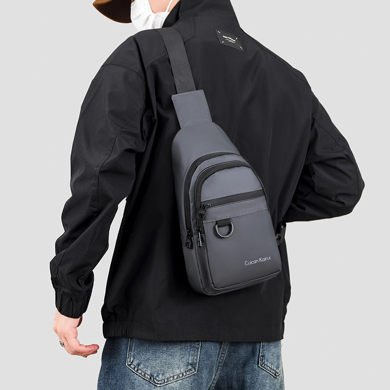 Unisex Sports Solid Color Nylon Men's Waist Bags