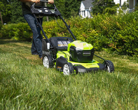 40V 21" Cordless Battery Self-Propelled Lawn Mower w/ (2) 4.0Ah USB Batteries & Charger