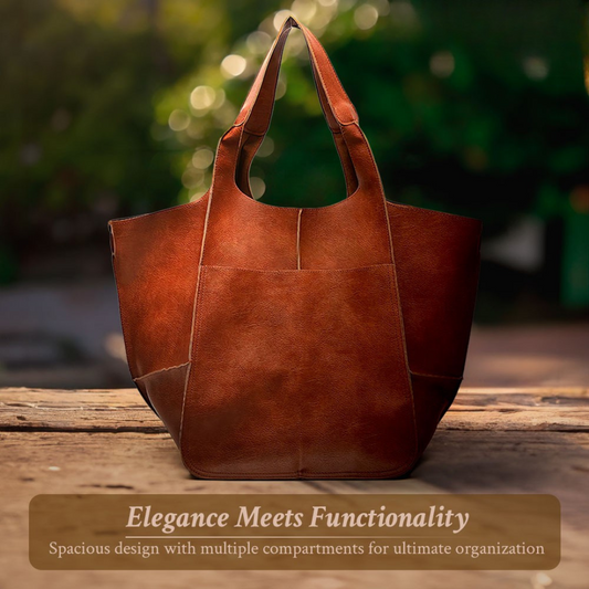 Elegant Vintage Leather woman's Handbag