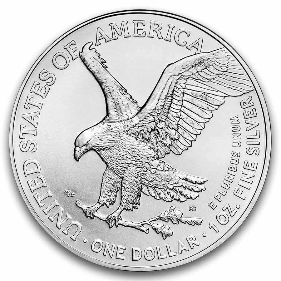 1 oz American Silver Eagle Coin BU (Random Year) 2