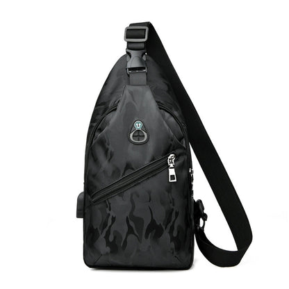 New Fashion Men's Shoulder Messenger Bag Shoulder Bag Korean Leisure Chest Bag Men's Bag