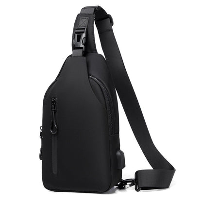 Men's Fashion Solid Color Oxford Cloth Waist Bags