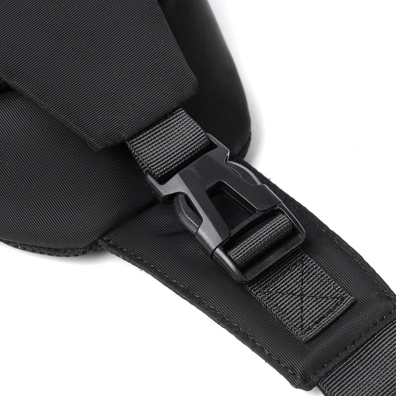 Men's Fashion Solid Color Oxford Cloth Waist Bags