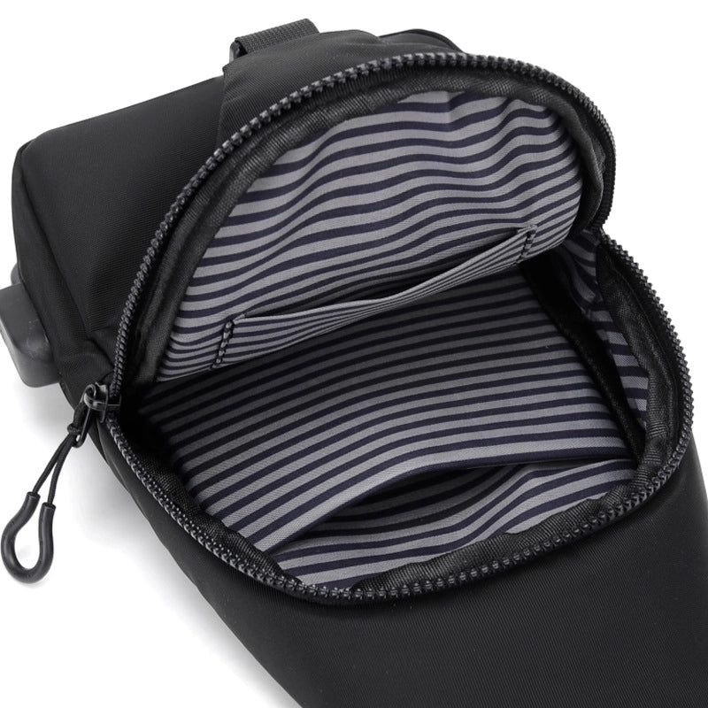 Men's Fashion Solid Color Oxford Cloth Waist Bags