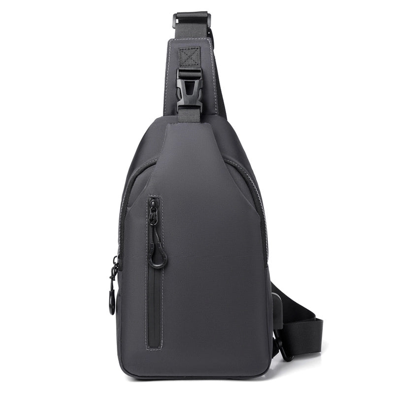 Men's Fashion Solid Color Oxford Cloth Waist Bags