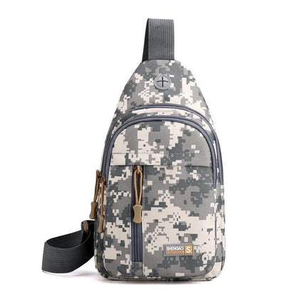 Men's Classic Style Solid Color Oxford Cloth Waist Bags