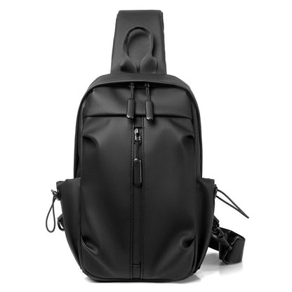 Men's Classic Style Solid Color Polyester Waist Bags