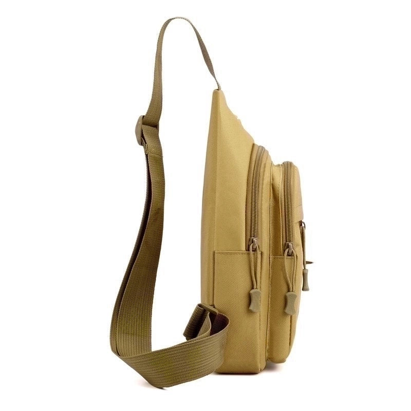 Men's Classic Style Solid Color Oxford Cloth Waist Bags