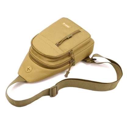 Men's Classic Style Solid Color Oxford Cloth Waist Bags