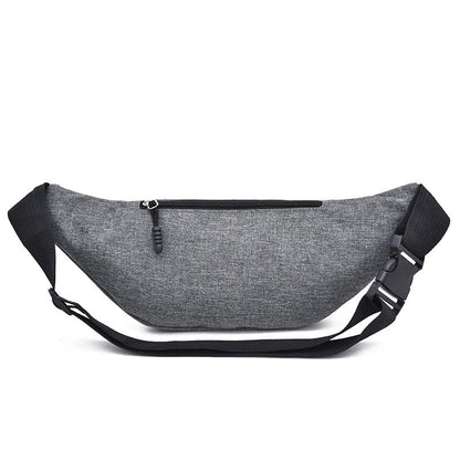 Men's Classic Style Solid Color Oxford Cloth Waist Bags