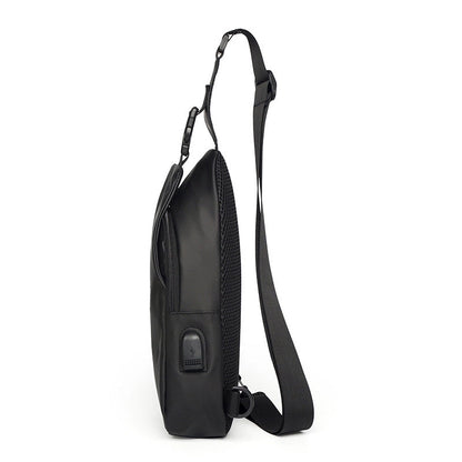 Men's Sports Solid Color Polyester Waterproof Waist Bags