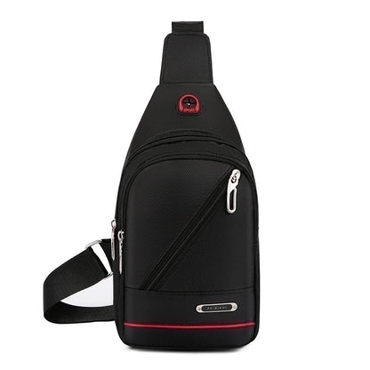 Men's Business Solid Color Oxford Cloth Waist Bags