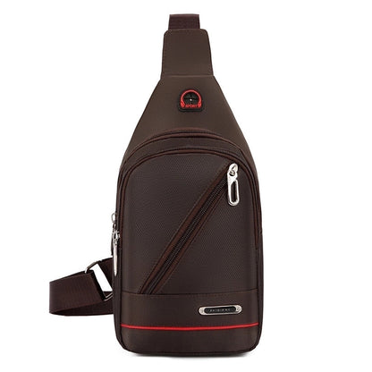Men's Business Solid Color Oxford Cloth Waist Bags