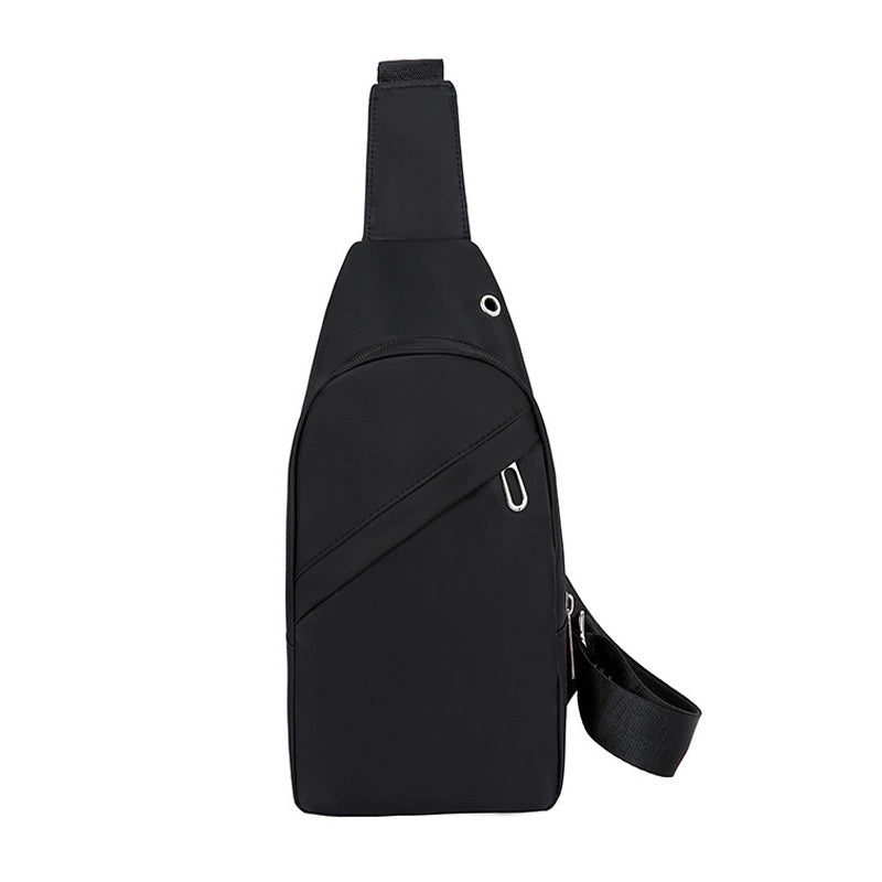 Men's Basic Streetwear Sports Solid Color Oxford Cloth Waist Bags