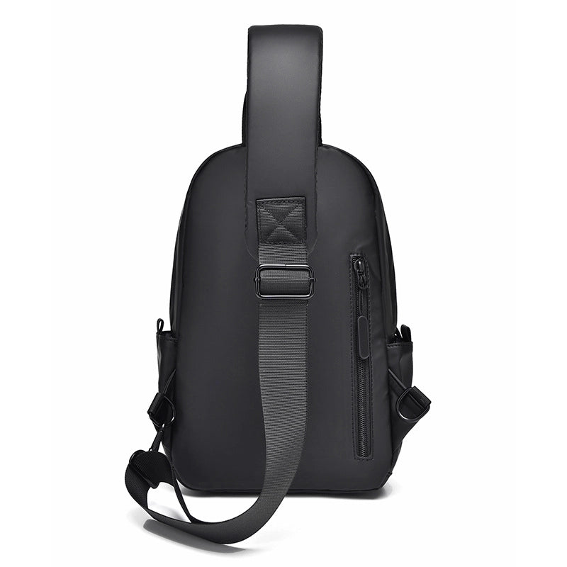 Men's Basic Solid Color Polyester Waist Bags