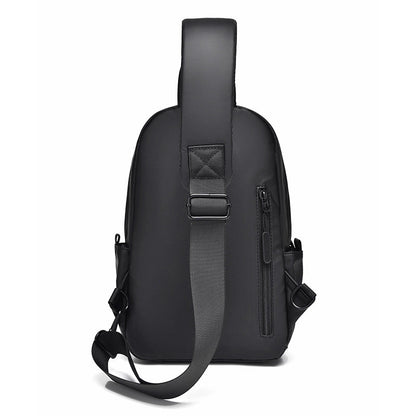 Men's Basic Solid Color Polyester Waist Bags