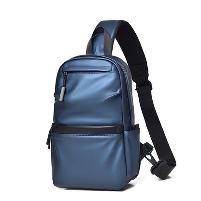 Men's Basic Solid Color Polyester Waist Bags