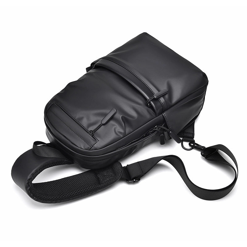 Men's Basic Solid Color Polyester Waist Bags