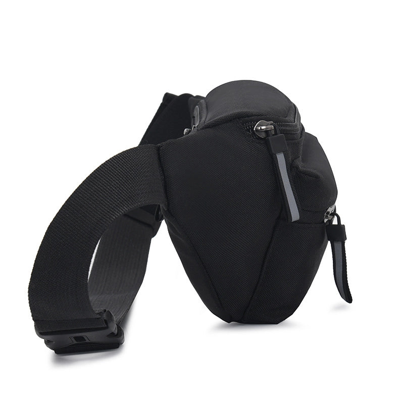 Men's Classic Style Stripe Nylon Waterproof Waist Bags