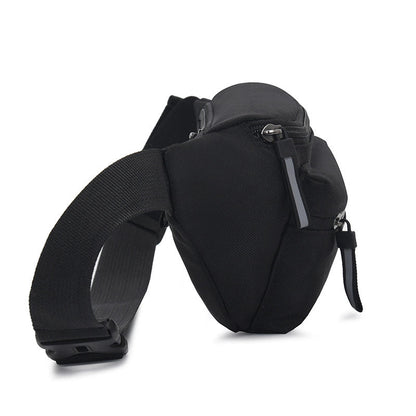 Men's Classic Style Stripe Nylon Waterproof Waist Bags