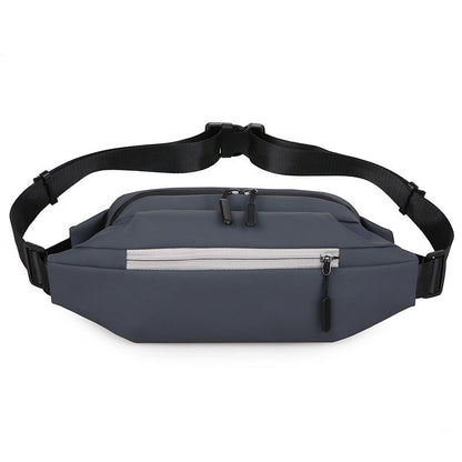 Men's Streetwear Solid Color Oxford Cloth Anti-theft Waist Bags