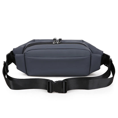 Men's Streetwear Solid Color Oxford Cloth Anti-theft Waist Bags