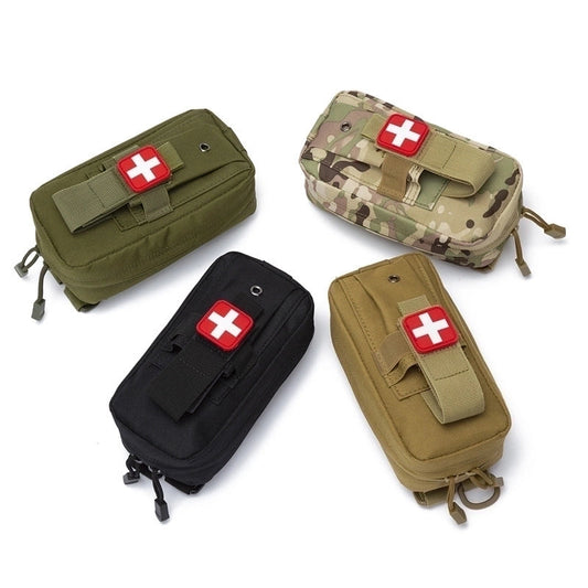 Unisex Solid Color Nylon Zipper Fanny Pack