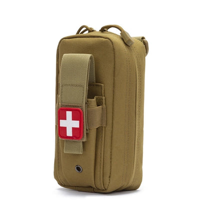 Unisex Solid Color Nylon Zipper Fanny Pack