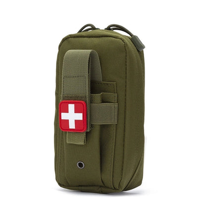 Unisex Solid Color Nylon Zipper Fanny Pack