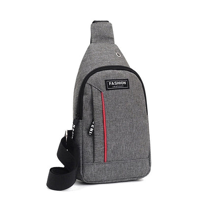 Men's Sports Solid Color Canvas Waist Bags