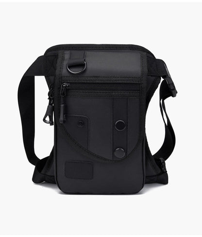 Unisex Solid Color Camouflage Oxford Cloth Zipper Fanny Pack