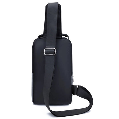 Men's Basic Solid Color Oxford Cloth Waist Bags