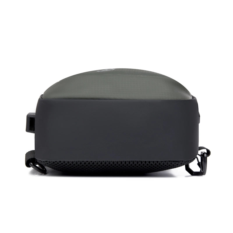 Women's Men's Solid Color Nylon Zipper Fanny Pack