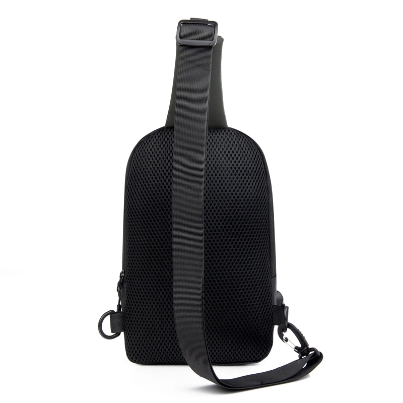 Women's Men's Solid Color Nylon Zipper Fanny Pack