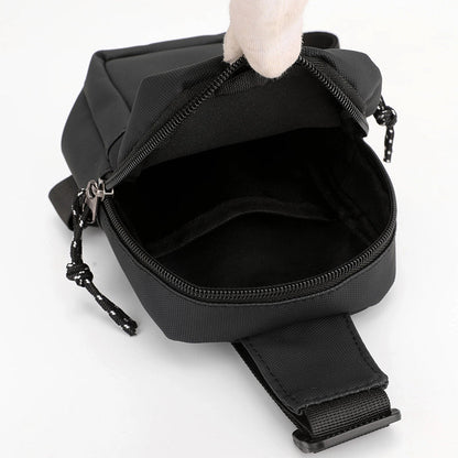 Men's Streetwear Solid Color Nylon Men's Waist Bags