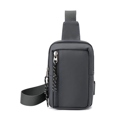 Men's Streetwear Solid Color Nylon Men's Waist Bags